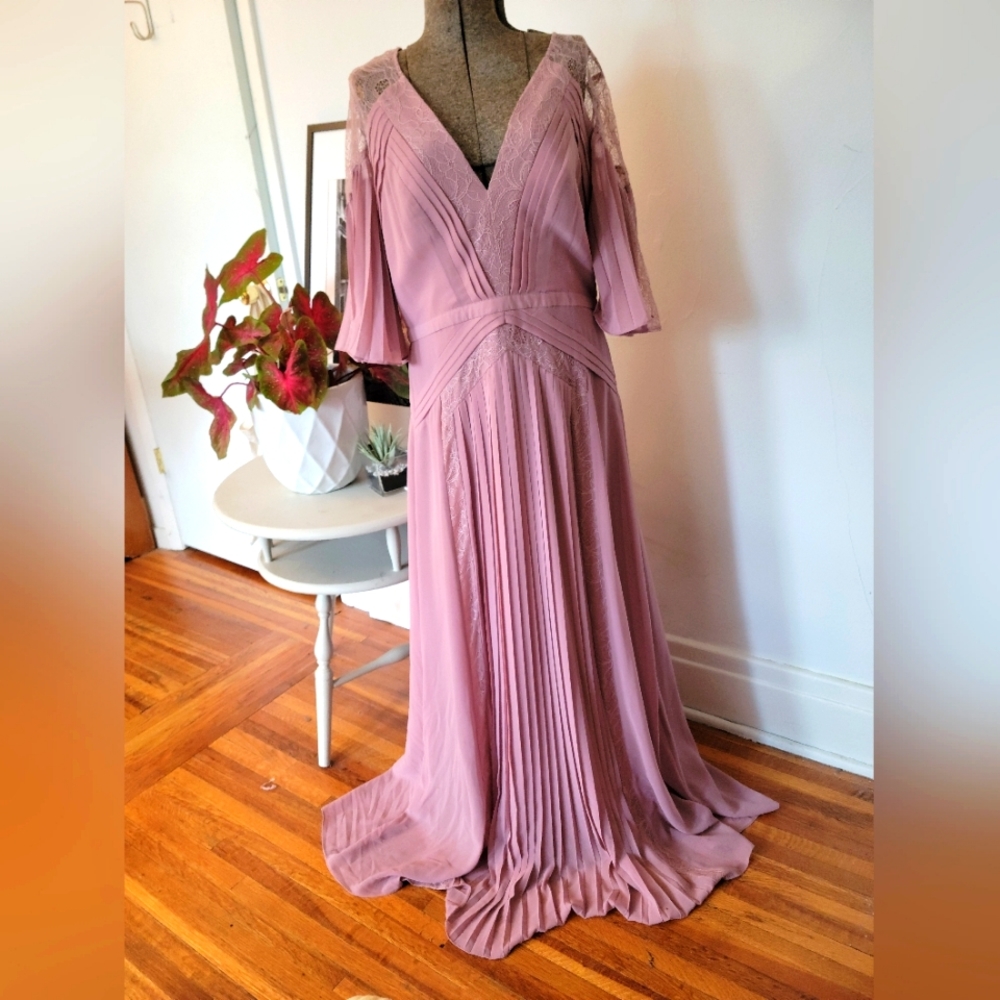 Dusty Rose maxi gown size 12